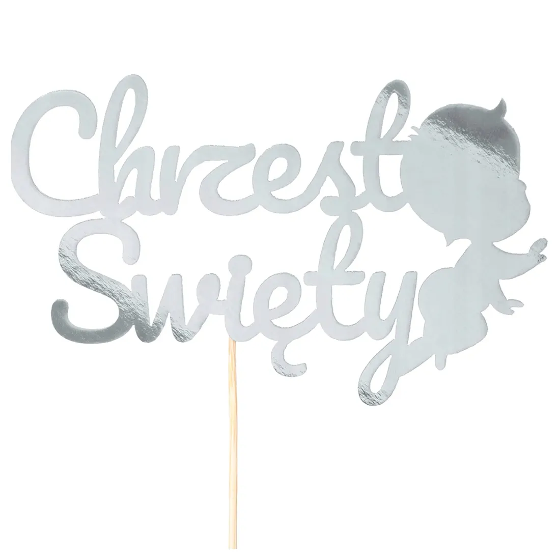 topper-na-tort-chrzest-swiety-srebrne-toppery