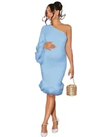 shein-damska-sukienka-ciazowa-niebieska-z-piorami-xl-lyn