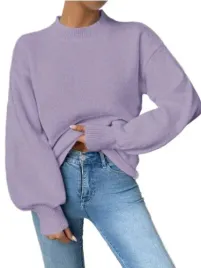 shein-sweter-damski-fioletowy-luzny-z-welna-40-42-lym