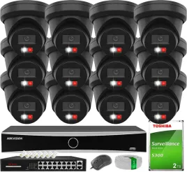 monitoring-12x-kamera-black-6mpx-z-acusense-hybrid-dysk-2tb-hikvision