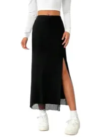 shein-modna-spodnica-damska-przewiewna-midi-z-gumka-w-pasie-l-1ma