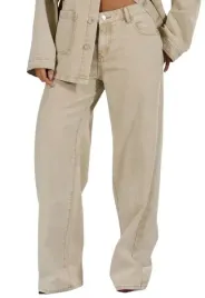 shein-damskie-spodnie-jeansowe-bezowe-dlugie-szerokie-proste-30-lyn