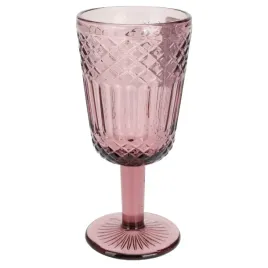 kieliszek-do-wina-300-ml-rozowy-elegancki-z-tloczonym-wzorem-ozdobny-szklo