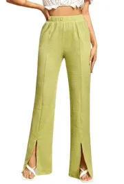 shein-spodnie-zielone-dlugie-materialowe-38-vhz