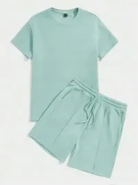 shein-komplet-dwuczesciowy-zielony-krotki-meskie-s-luj