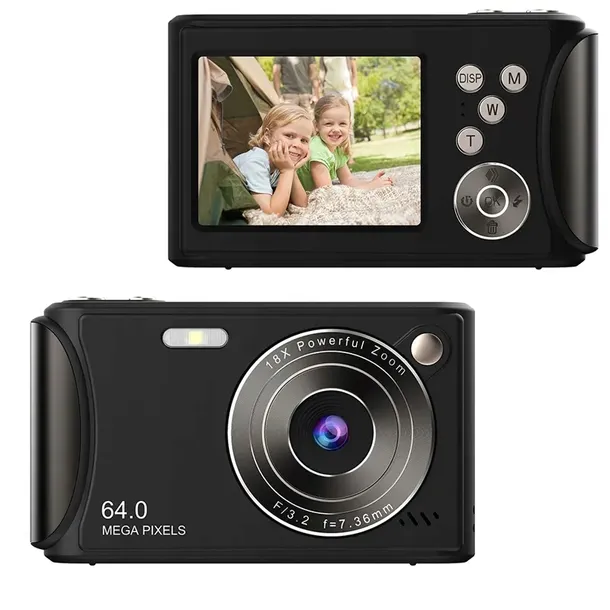 Aparat Cyfrowy XREC Q18 Zdjęcia 64MP Filmy 4K / 30fps 18x ZOOM AntiShake