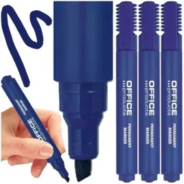 marker-permanentny-office-products-niebieski-pisak-wodoodporny-3-szt
