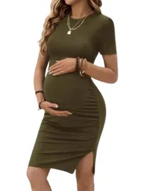shein-sukienka-ciazowa-tuba-khaki-przed-kolano-xl-lug