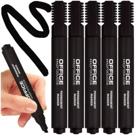 marker-permanentny-office-products-czarny-wodoodporny-sciety-5-szt