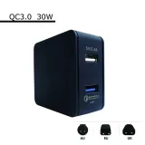 ladowarka-podrozna-2xusb-adaptery-uk-eu-au-stan-nowy