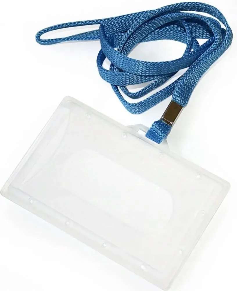 identyfikator-holder-z-tasma-niebieska-argo-stan-nowy