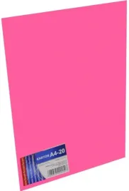 brystol-a4-20-czerwony-fluo-kreska