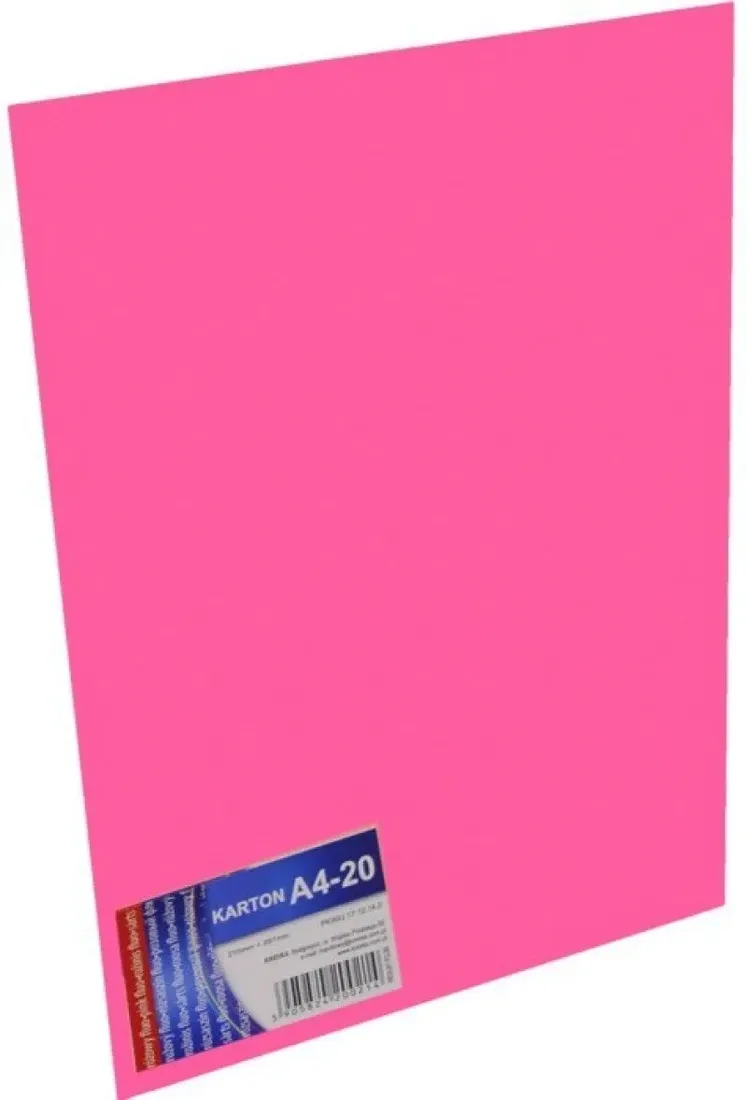 brystol-a4-20-czerwony-fluo-kreska