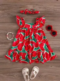 shein-dziecieca-sukienka-czerwona-we-wzory-klasyk-92-98-lus