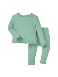 shein-dzieciecy-komplet-bluzka-ze-spodniami-zielony-68-lus