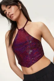 nasty-gal-cekinowy-top-wielokolorowy-46-oeo