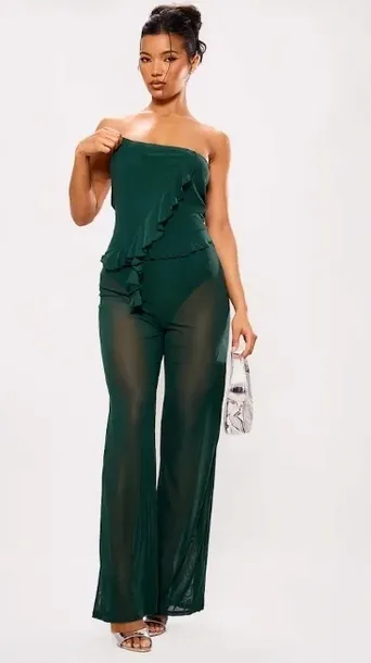 prettylittlething-kombinezon-zielony-basic-l-egf-marka-pretty-little-thing