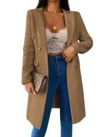 shein-plaszcz-damski-zolty-dwurzedowy-klasyczny-xl-luh