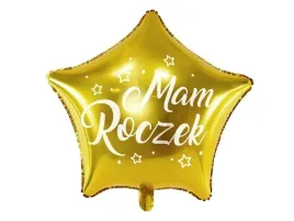 partydeco-balon-foliowy-gwiazdka-mam-roczek-48cm-zloty