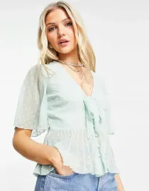 bluzka-damska-zielona-klasyczna-casual-34-rsp