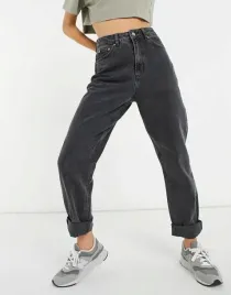 spodnie-damskie-mom-jeans-czarne-casual-28-32-nmq