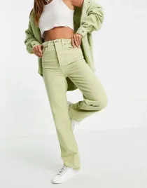 topshop-spodnie-zielone-klasyk-proste-30-32-rny