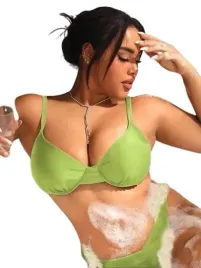 shein-plus-size-gora-od-bikini-damska-zielona-gladka-50-lai