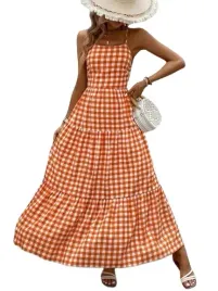 shein-sukienka-pomaranczowa-w-kratke-maxi-wiazana-44-laj