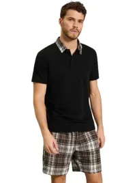 shein-komplet-czarny-w-kratke-t-shirt-spodenki-m-laj