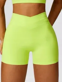 shein-krotkie-spodenki-damskie-zielone-dopasowane-m-l9d