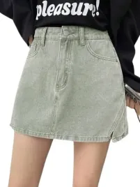 dazy-spodnico-spodenki-jeansowe-zielone-krotkie-xl-l9o