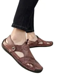 shein-sandaly-meskie-brazowe-wsuwane-casual-41-l9d