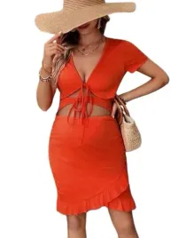 shein-sukienka-ciazowa-pomaranczowa-olowkowa-40-42-lam