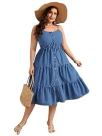 shein-sukienka-plus-size-jeansowa-na-ramiaczkach-midi-46-lab