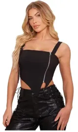 prettylittlething-czarny-top-damski-zamek-38-m7t
