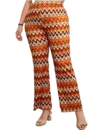 shein-plus-size-spodnie-pomaranczowe-wzor-46-llo