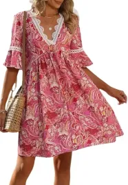 shein-sukienka-rozowa-trapezowa-mini-44-nmn