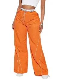 shein-spodnie-damskie-casual-pomaranczowe-44-lgm