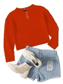 shein-czerwony-z-dlugim-rekawem-krotki-36-llw