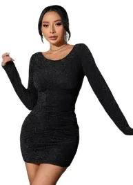 shein-sukienka-dla-niskich-kobiet-bordowa-welurowa-s-l6b