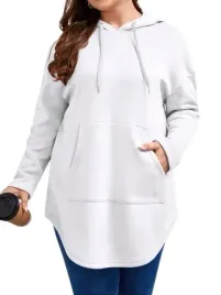 shein-bluza-z-kapturem-damska-biala-gladka-casual-xs-l6c