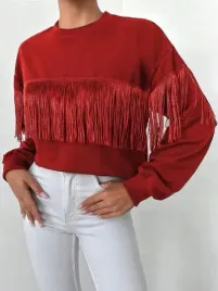 shein-czerwona-bluza-damska-z-fredzlami-casual-m-l6b