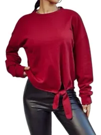 bluza-dresowa-wiazana-bordowa-gladka-na-co-dzien-xs-l6c