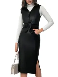 shein-komplet-damski-z-ekoskory-spodnica-z-kamizelka-xs-l6b