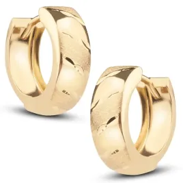 zlote-kolczyki-koleczka-z-diamentowaniem-i-satyna-14kt-585