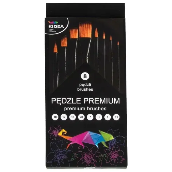 kidea-pedzle-premium-8-sztuk-stan-nowy