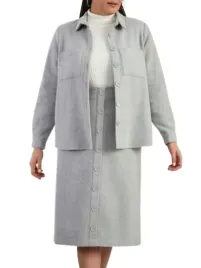 shein-plus-size-komplet-damski-szary-koszula-i-spodnica-48-l6c