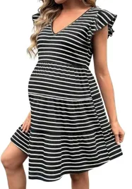 shein-sukienka-ciazowa-czarna-w-paski-44-l2b