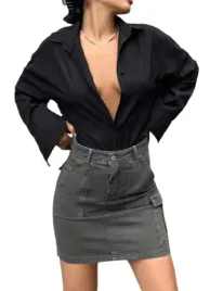 shein-spodnica-szara-prosta-na-co-dzien-mini-jeansowa-xs-l6b