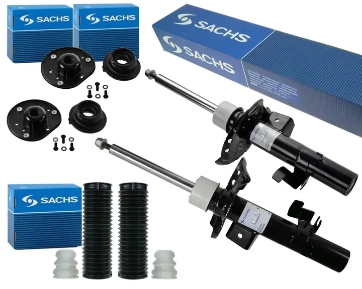 2x SACHS AMORTYZATORY OSŁONY PODUSZKI VOLVO XC60 CAŁY KPL NA PRZÓD
